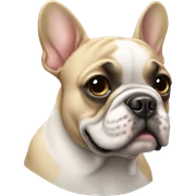 French bulldog sticker
