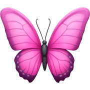 Pink butterfly  sticker