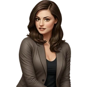 realistic solo portrait of girl sticker