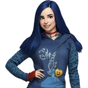 blue-haired girl with choker sticker