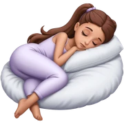 Ariana Grande sleeping sticker