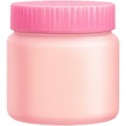 Cute, pink body butter sticker