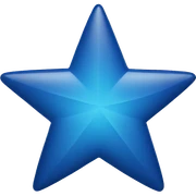 blue star sticker
