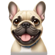 French bulldog sticker