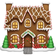 Aesthic Gingerbread house sticker