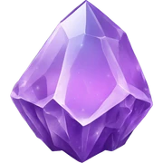 Crystals sticker