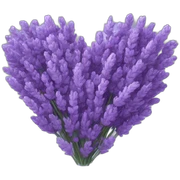 Lavender-colors-heart sticker
