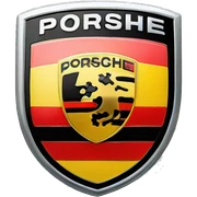 Porsche logo sticker