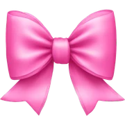 Pink bow  sticker