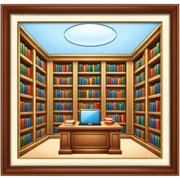 Library  sticker