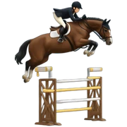 Horse show jumping  sticker