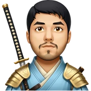 Elegant Samurai sticker