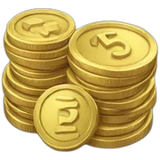 coins sticker