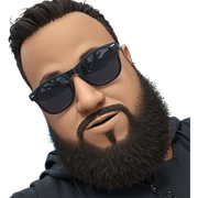 cool guy with sunglasses sticker