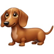 sausage dog sticker