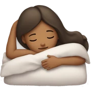 girl sleeping sticker