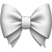 white bow sticker