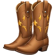 Cowboy boots sticker