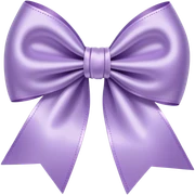 Light purple bow  sticker