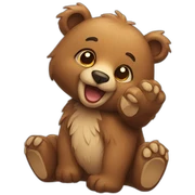Magical bear  sticker