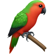 King parrot sticker