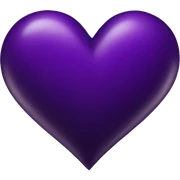 Dark Purple Heart  sticker