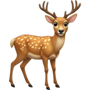 Deer sticker