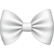 White bow sticker