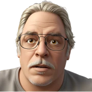 realistic portrait of a man sticker