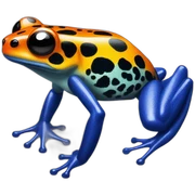 Poison frog sticker