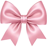 Pastel pink bow  sticker