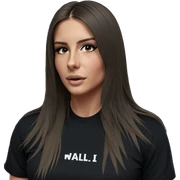girl in black shirt sticker