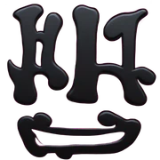 Lihue in black graffiti sticker