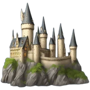 Harry Potter castle sticker