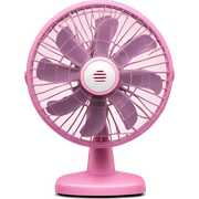 ventilador rosa  sticker
