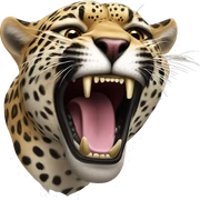 roaring jaguar sticker