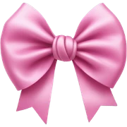 pink bow sticker