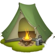 Camping sticker