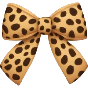 Cheetah bow sticker
