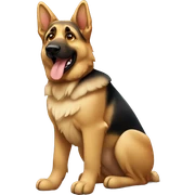 German shepherd  sticker