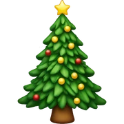 christmas tree sticker