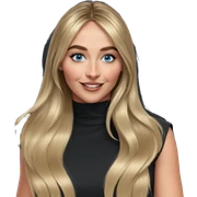smiling girl with blue eyes sticker