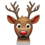 Red Nosed Reindeer sticker