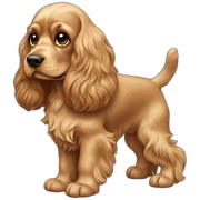 Cocker spaniel sticker