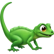 Lizard farting sticker
