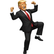 Trump dancing  sticker