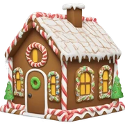 gingerbread house sticker