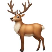 Reindeer sticker