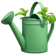 Watering can sticker