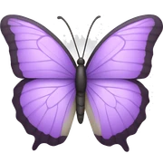light purple butterfly sticker